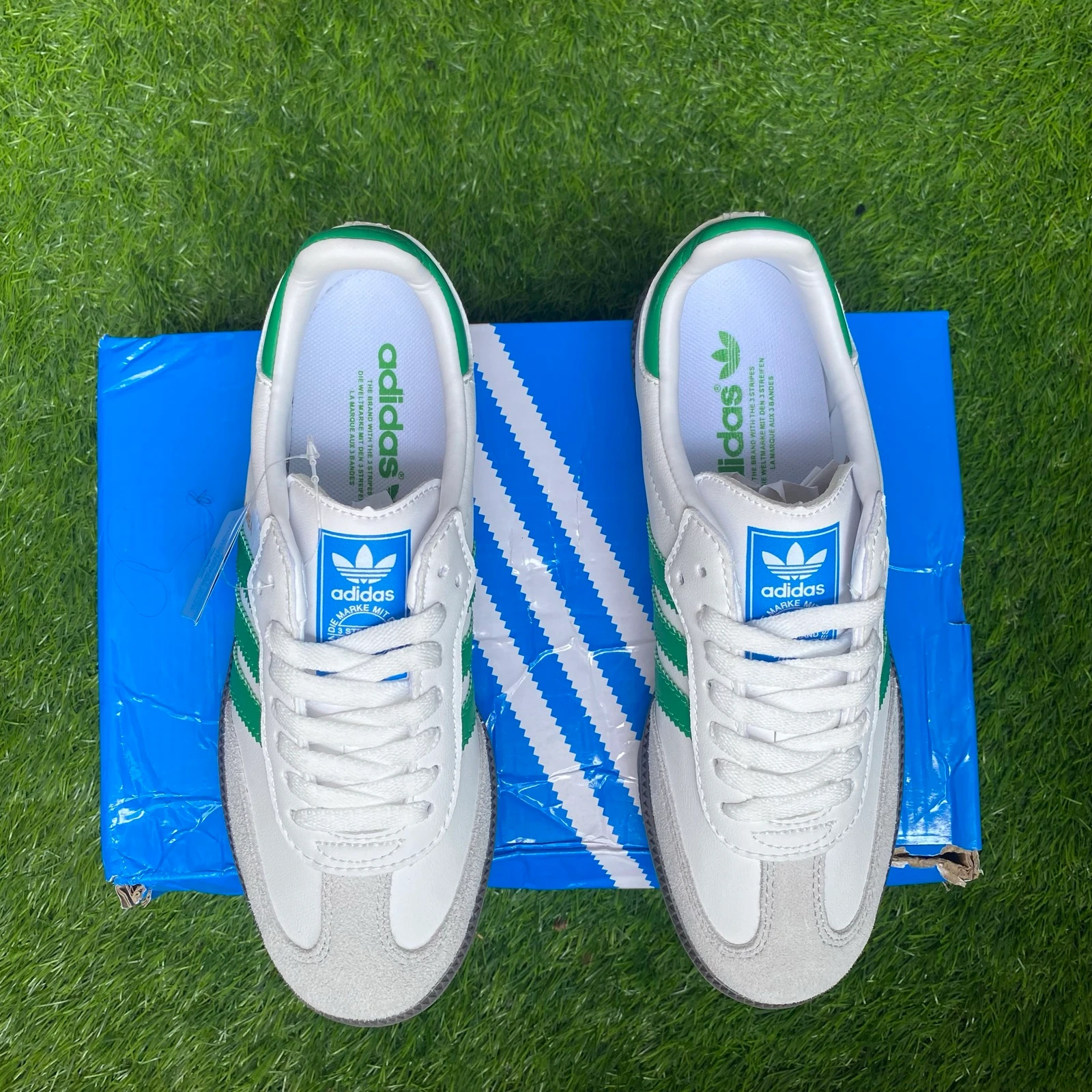 Adidas Samba OG Brancas Verdes | Tamanho 39 | Novas | Com Caixa – photo 8